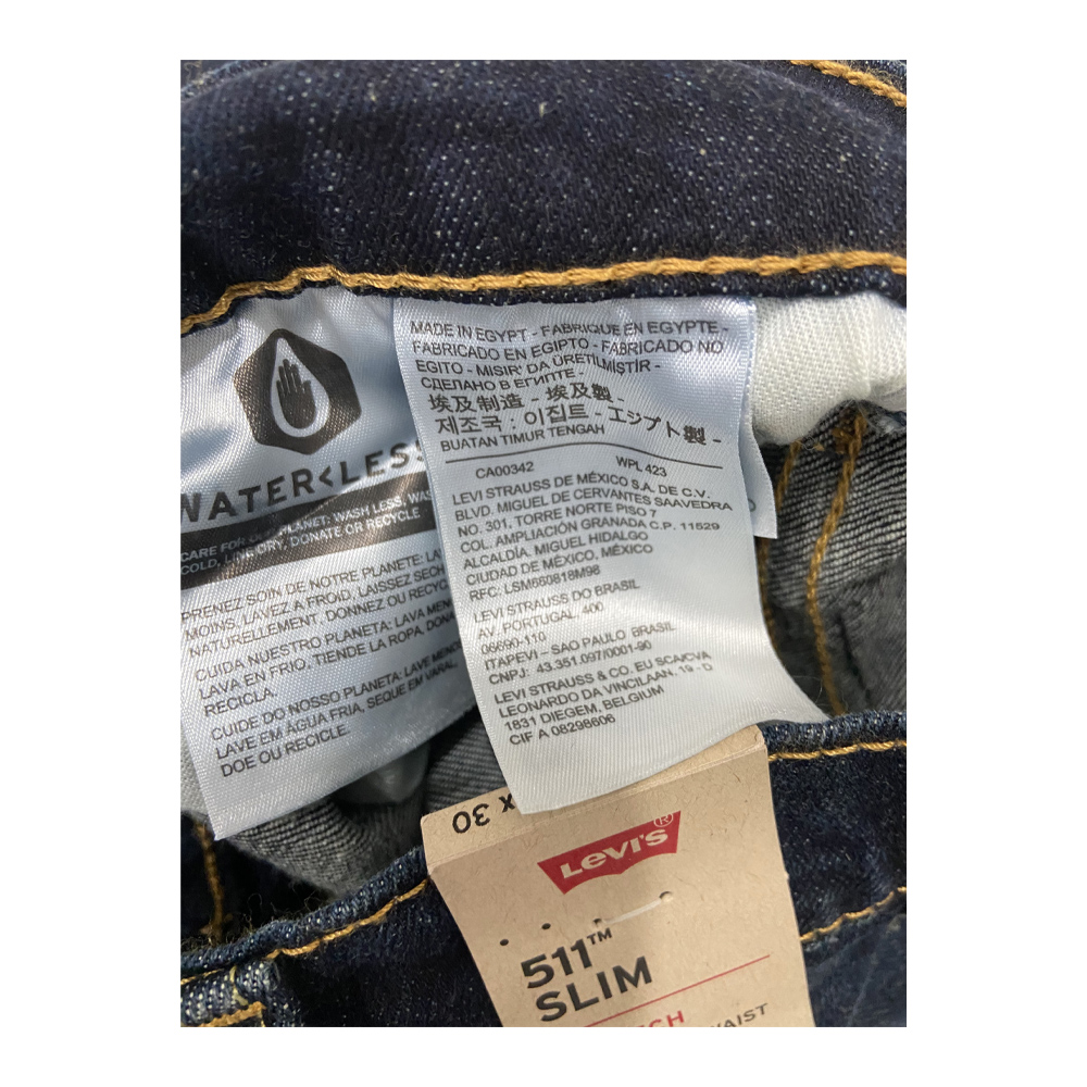 Quần Jeans Nam Levi'S 511™ Sequoia Stretch (04511-1390) - Shophangus.Vn